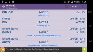 Mircules DX Cluster for Android